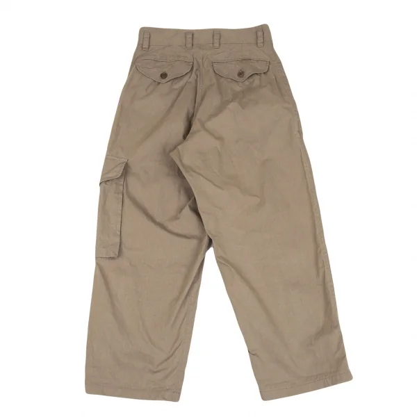ワイズY's コットンナイロンファティーグパンツ モカ1 K-103744_014
