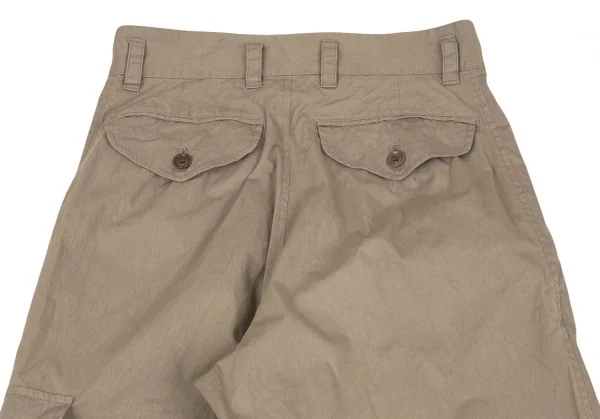 ワイズY's コットンナイロンファティーグパンツ モカ1 K-103744_015