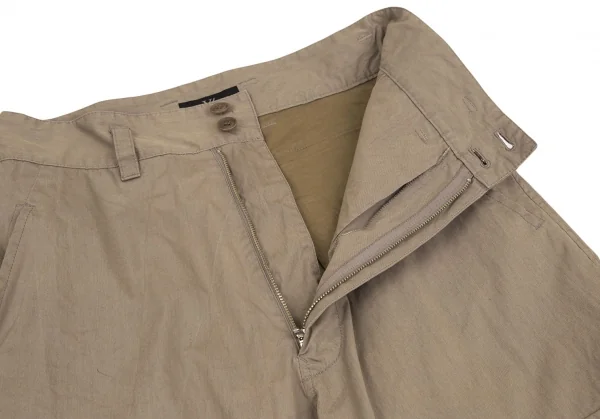 ワイズY's コットンナイロンファティーグパンツ モカ1 K-103744_005