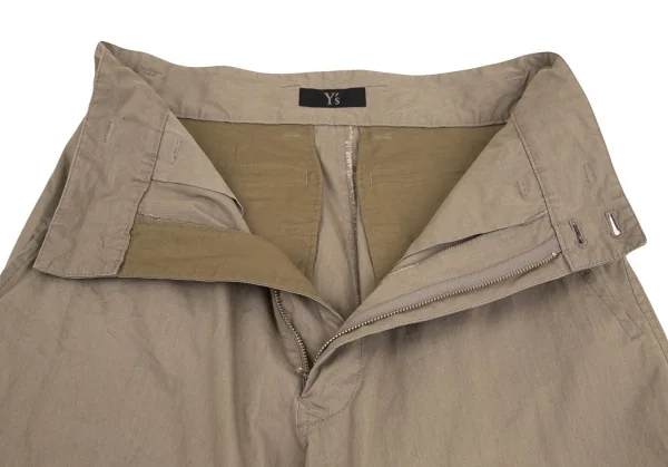 ワイズY's コットンナイロンファティーグパンツ モカ1 K-103744_006