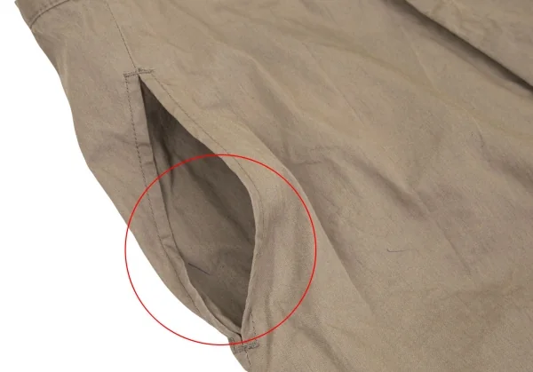 ワイズY's コットンナイロンファティーグパンツ モカ1 K-103744_007