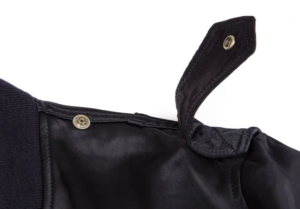 コムデギャルソン オムCOMME des GARCONS HOMME 裏ダックカモ染めA-1フライトジャケット 濃紺M K-103754_004