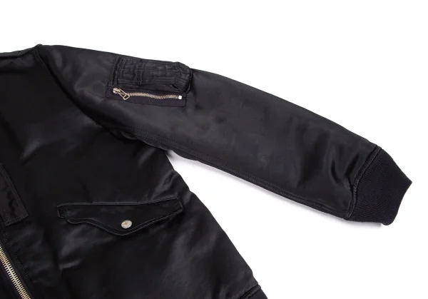 コムデギャルソン オムCOMME des GARCONS HOMME 裏ダックカモ染めA-1フライトジャケット 濃紺M K-103754_006
