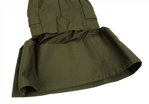新品!ジュンヤワタナベ コムデギャルソンJUNYA WATANABE COMME des GARCONS カットオフレイヤードファティーグスカート オリーブXS K-103770_008