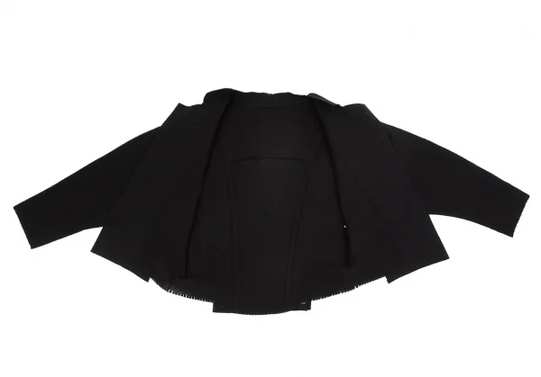 イッセイミヤケISSEY MIYAKE A-POC INSIDE コットンナイロンピンキングカットジャケット 黒2 K-103783_011