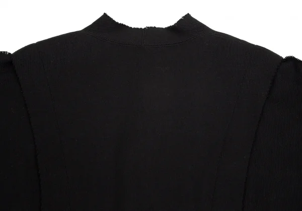 イッセイミヤケISSEY MIYAKE A-POC INSIDE コットンナイロンピンキングカットジャケット 黒2 K-103783_013