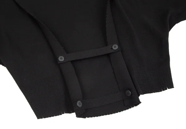 イッセイミヤケISSEY MIYAKE A-POC INSIDE コットンナイロンピンキングカットジャケット 黒2 K-103783_014