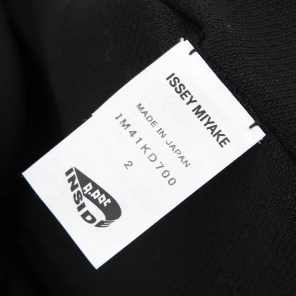 イッセイミヤケISSEY MIYAKE A-POC INSIDE コットンナイロンピンキングカットジャケット 黒2 K-103783_018
