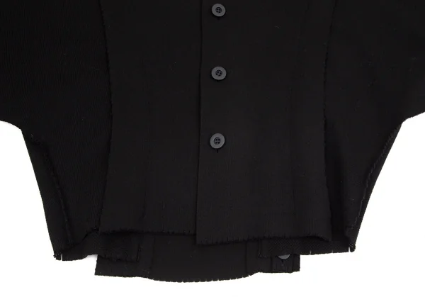 イッセイミヤケISSEY MIYAKE A-POC INSIDE コットンナイロンピンキングカットジャケット 黒2 K-103783_007