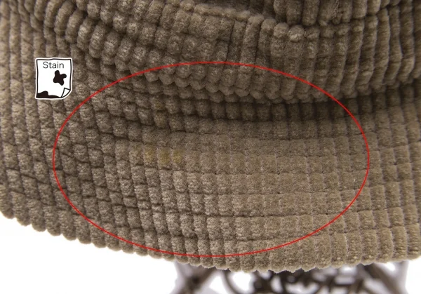 パパスPapas 太コーデュロイパッチメトロハット モカベージュL K-103792_008