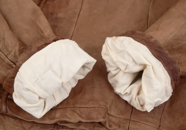 コムコム コムデギャルソンCOMME des GARCONS製品染めラムレザージャケット 茶M K-103807_006