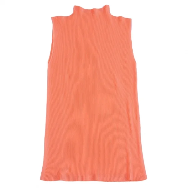 プリーツプリーズPLEATS PLEASE ハイネックノースリーブ オレンジM位 K-103833_008