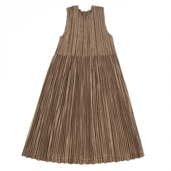 Unbranded Shiny Sleeveless Pleats Dress K-103845_002