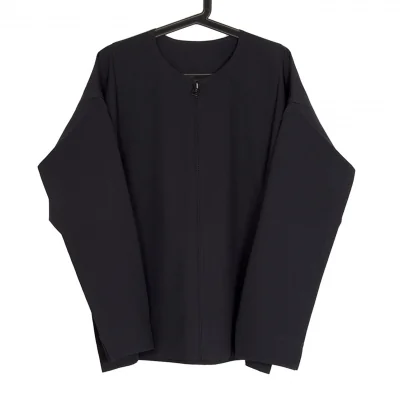 イッセイミヤケ アイム メンISSEY MIYAKE IM MEN FLAT ノーカラージップブルゾン