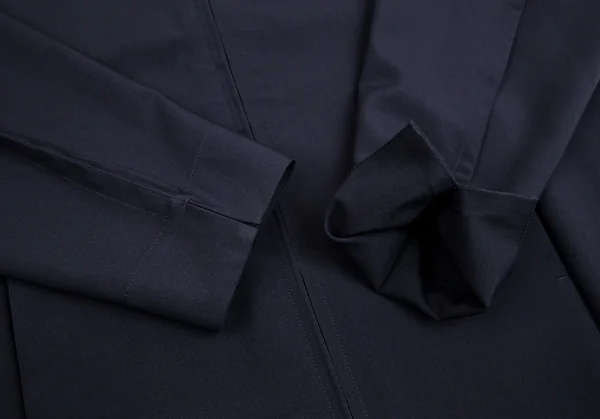 イッセイミヤケ アイム メンISSEY MIYAKE IM MEN FLAT ノーカラージップブルゾン ダークネイビー3 K-103851_006