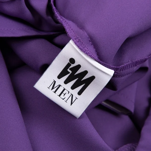 イッセイミヤケ アイム メンISSEY MIYAKE IM MEN FLAT ボタンフライパンツ パープル3 K-103854_015