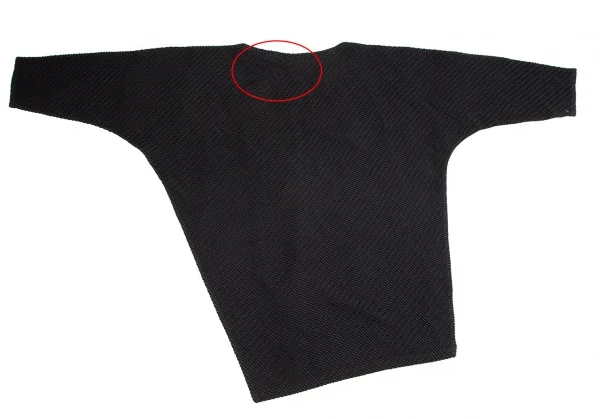 イッセイミヤケISSEY MIYAKE ドルマンスリーブチュニック 黒M位 K-103868_009