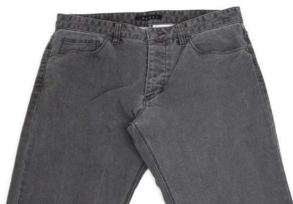 セオリーTheory ストレッチスキニーウォッシュドデニムパンツ ブラック30 K-103893_002