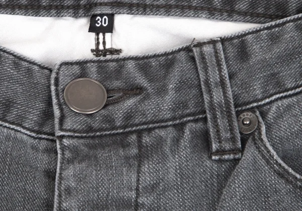 セオリーTheory ストレッチスキニーウォッシュドデニムパンツ ブラック30 K-103893_004