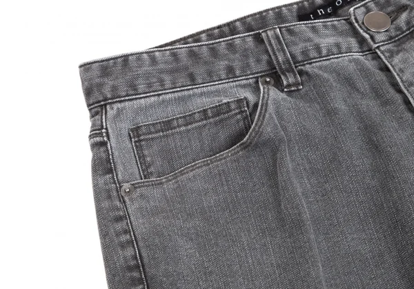 セオリーTheory ストレッチスキニーウォッシュドデニムパンツ ブラック30 K-103893_006