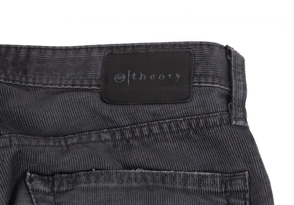 エージー×セオリー AG×Theory luxe ダメージ加工コーデュロイパンツ チャコール30 K-103897_010