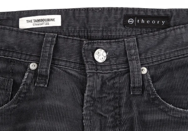 エージー×セオリー AG×Theory luxe ダメージ加工コーデュロイパンツ チャコール30 K-103897_004