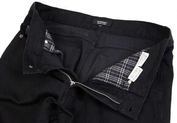 BURBERRY BLACK LABEL Stretch Cotton Denim Pants K-103898_004