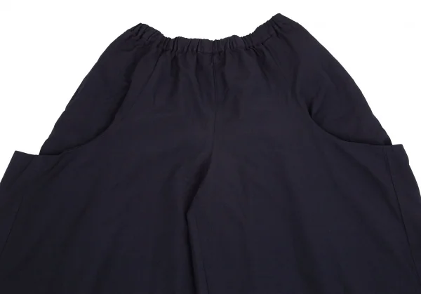 コムデギャルソンCOMME des GARCONS エステル変形切替ワイドハーフパンツ 濃紺XS K-103902_002
