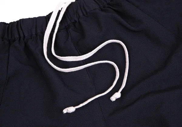 コムデギャルソンCOMME des GARCONS エステル変形切替ワイドハーフパンツ 濃紺XS K-103902_004