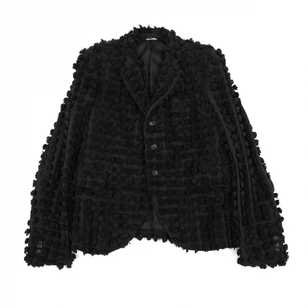コムデギャルソン オムプリュスCOMME des GARCONS HOMME PLUS ボンボンコットンジャケット 黒M K-103905_001