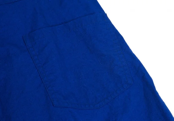 イッセイミヤケ ミーISSEY MIYAKE me ナイロン染め加工ワイドパンツ 青Free K-103961_010