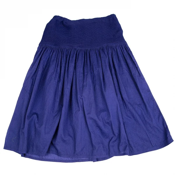 ISSEY MIYAKE me Box pleats Switching See-through Skirt K-103963_011