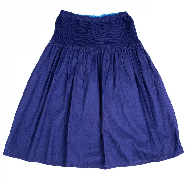 ISSEY MIYAKE me Box pleats Switching See-through Skirt K-103963_002