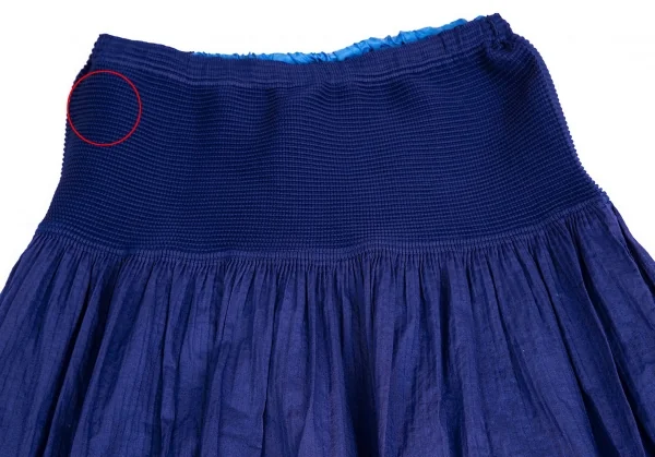 ISSEY MIYAKE me Box pleats Switching See-through Skirt K-103963_003