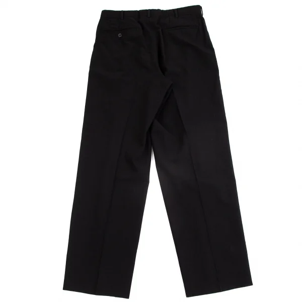 イッセイミヤケISSEY MIYAKEアイムプロダクト im product MEN ウールレーヨンツータックパンツ 黒80 K-104044_010