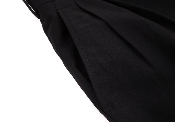 イッセイミヤケISSEY MIYAKEアイムプロダクト im product MEN ウールレーヨンツータックパンツ 黒80 K-104044_006