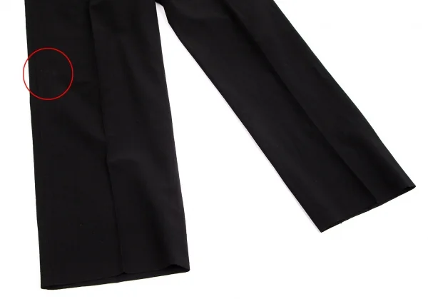イッセイミヤケISSEY MIYAKEアイムプロダクト im product MEN ウールレーヨンツータックパンツ 黒80 K-104044_007