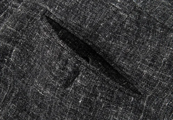 イッセイミヤケ メンISSEY MIYAKE MEN ウールヘンプツータックパンツ チャコール2 K-104051_011