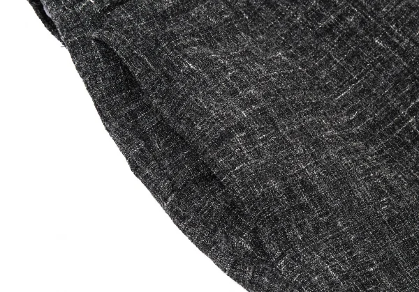 イッセイミヤケ メンISSEY MIYAKE MEN ウールヘンプツータックパンツ チャコール2 K-104051_006