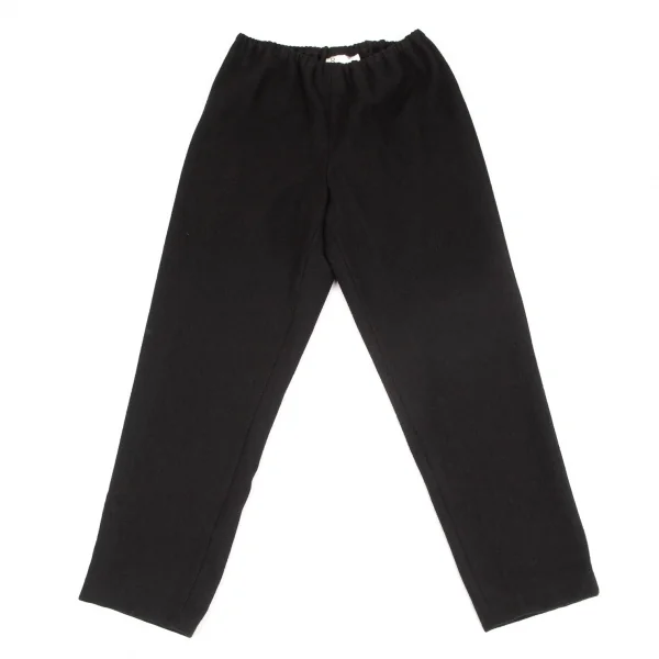 コムデギャルソンCOMME des GARCONSメルトンウールイージーパンツ 黒M K-104071_001