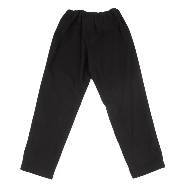 コムデギャルソンCOMME des GARCONSメルトンウールイージーパンツ 黒M K-104071_006