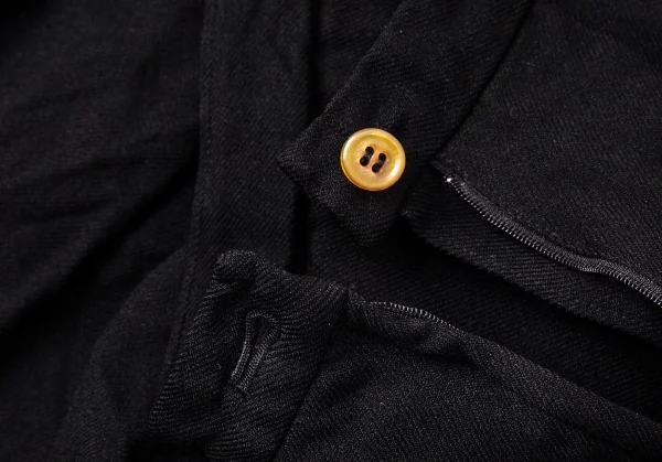 コムデギャルソンCOMME des GARCONSエステルグローブ編みプリーツスカート 黒M K-104076_006