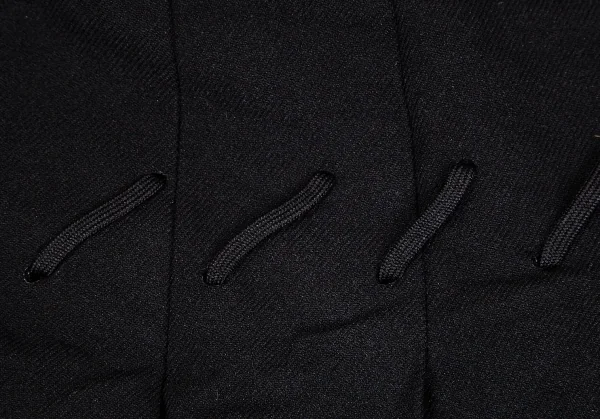 コムデギャルソンCOMME des GARCONSエステルグローブ編みプリーツスカート 黒M K-104076_008