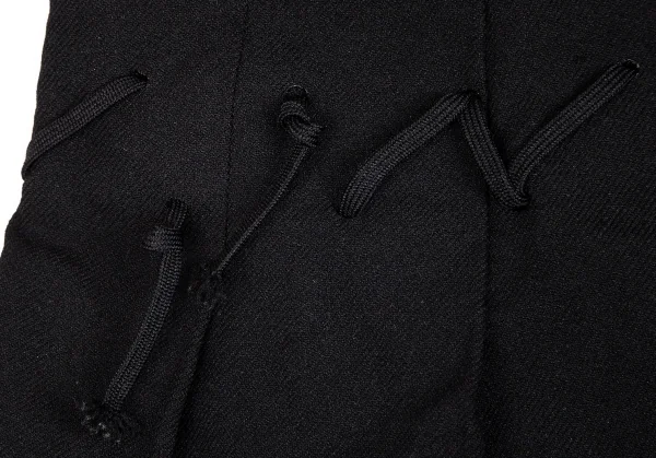 コムデギャルソンCOMME des GARCONSエステルグローブ編みプリーツスカート 黒M K-104076_009