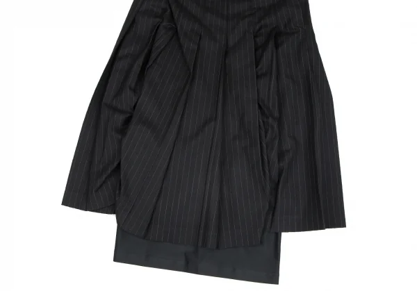 珍しい コムデギャルソンCOMME des GARCONSウールピンストライプ パンツ