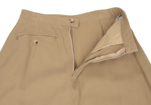 マドモアゼルノンノンMademoiselle NON NON 混紡コットンピケスカート ベージュL K-104091_010