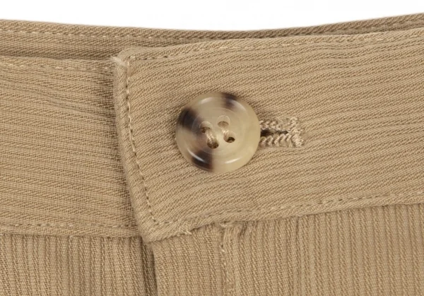マドモアゼルノンノンMademoiselle NON NON 混紡コットンピケスカート ベージュL K-104091_009