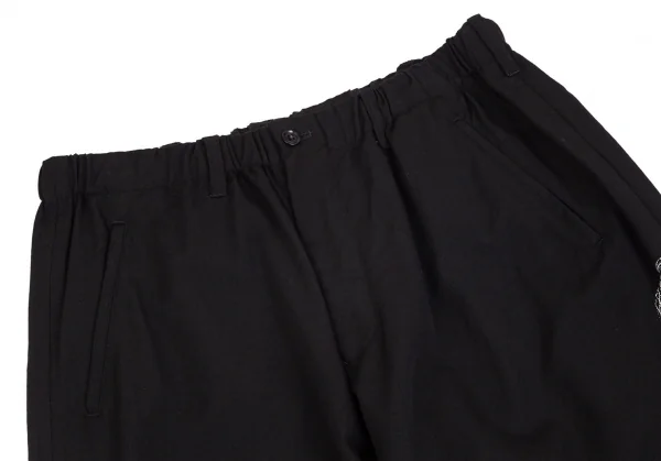 ヨウジヤマモト プールオムYohji Yamamoto POUR HOMME 朝倉優佳ウールギャバスカルドローイングプリントワイドパンツ 黒3 K-104140_002