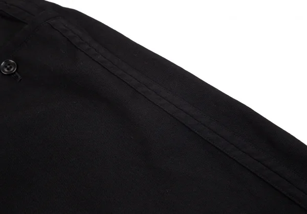 ヨウジヤマモト プールオムYohji Yamamoto POUR HOMME 朝倉優佳ウールギャバスカルドローイングプリントワイドパンツ 黒3 K-104140_013