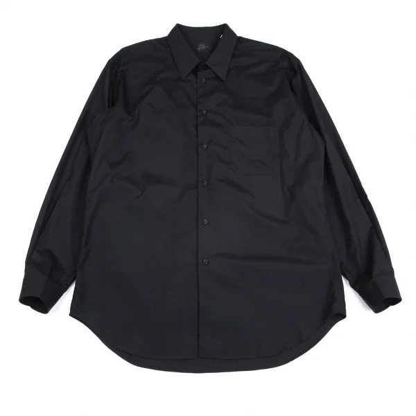 ヨウジヤマモト コスチュームドオムYohji Yamamoto COSTUME D' HOMME コットンブロードシャツ 黒4 K-104149_001
